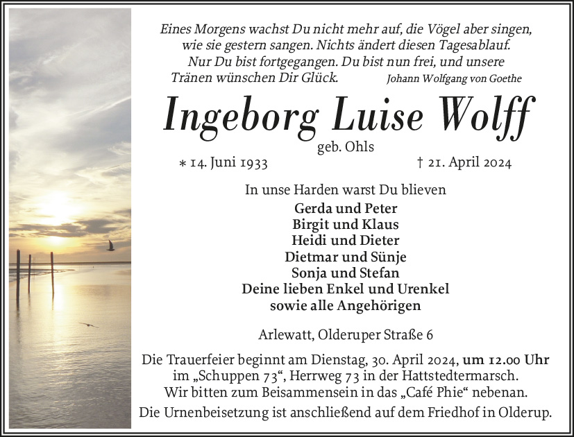 Ingeborg Luise Wolff