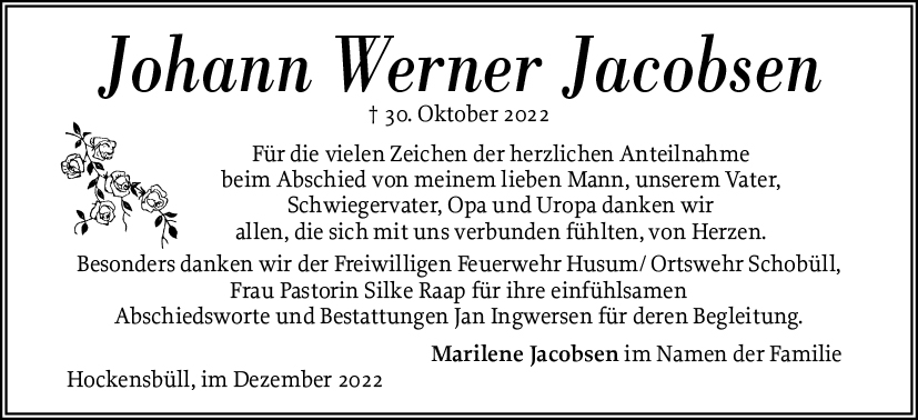 Johann Werner Jacobsen