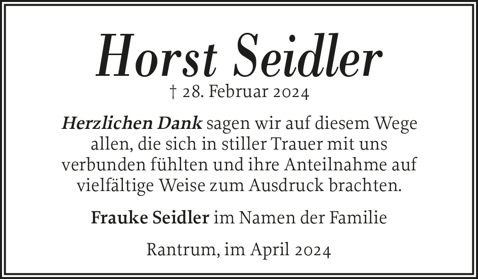 Horst Seidler
