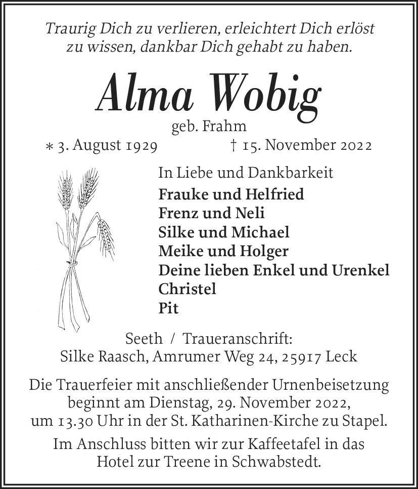 Alma Wobig